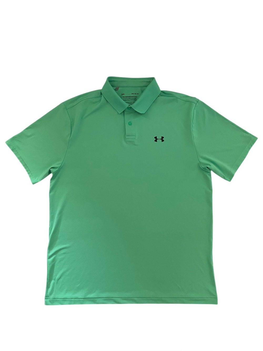 Under Armour Men’s HeatGear Performance Short Sleeve Polo Shirt Green Size Large